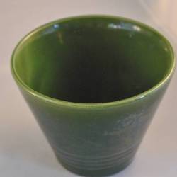 Bloempot, groen glazuur (ADCO 262)
