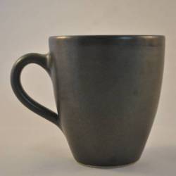 Beker, 9 cm, zwart keramiek, Zaalberg