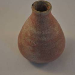 Klein vaasje, paars/grijsachtig, 8 cm, Mobach
